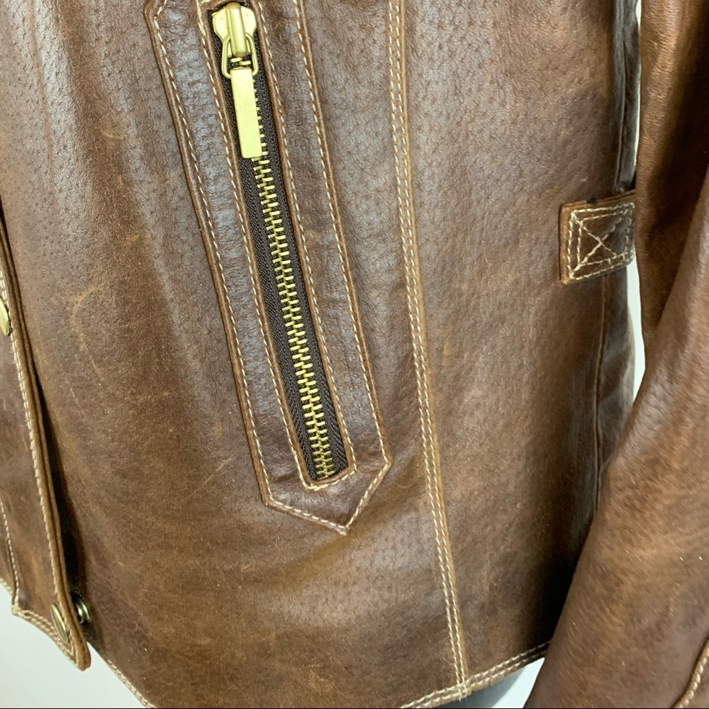 Ana Leather Size S Motorcycle Jacket , size small - Picture 4 of 8